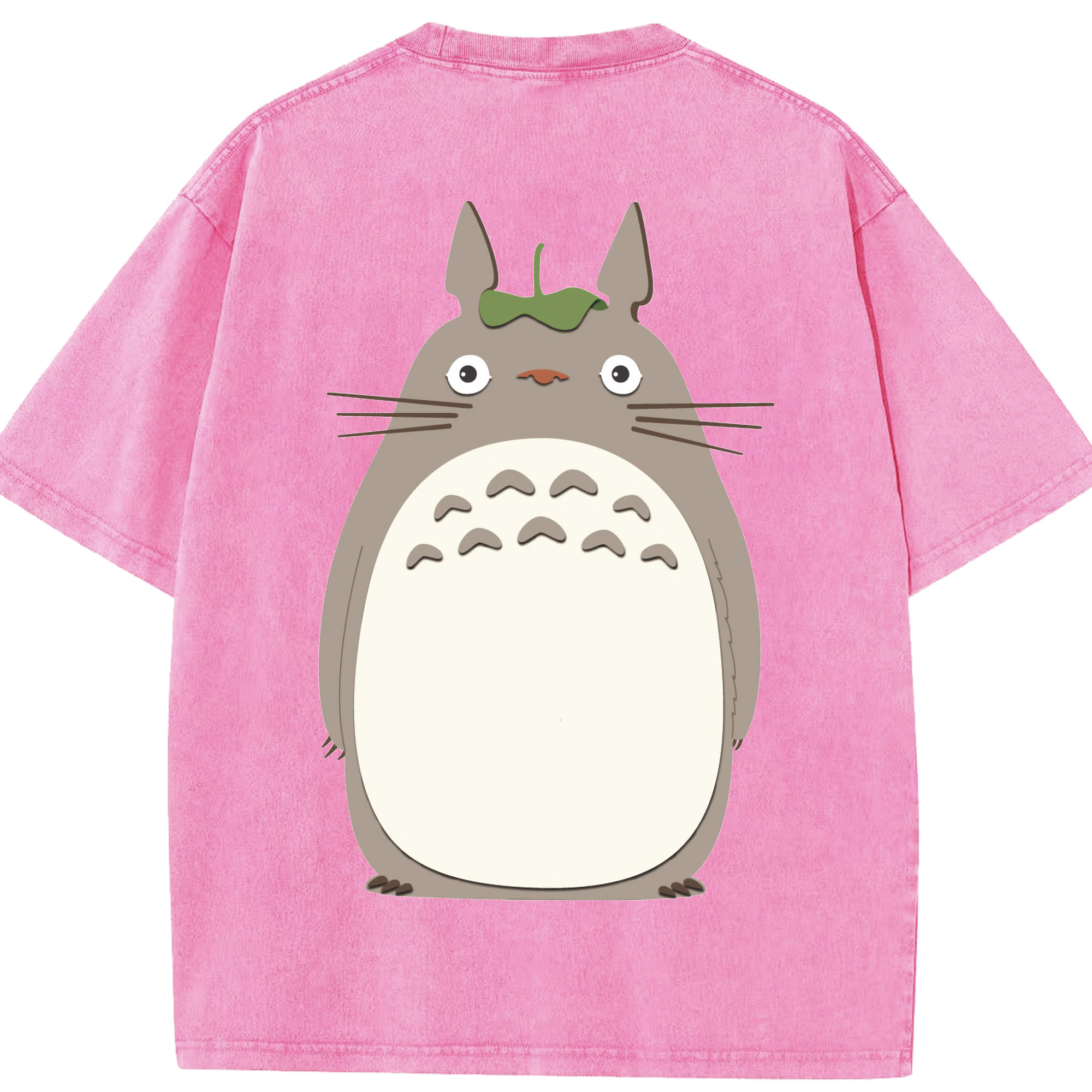 （画像用） となりのトトロ 草壁メイ 草壁サツキ My Neighbor Totoro Satsuki Kusakabe Mei Kusakabe 綿100% ヴィンテージ風 半袖Tシャツ（背面プリント）